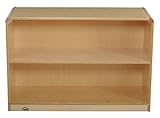 Korners for Kids 272164 Storage Cabinet All-Birch Veneer Panel 4-Coat UV Acrylic 2 Shelf 24-5/8 x 13