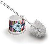 レトロ垂直stripes2トイレブラシ( Personalized )