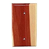 Sierra Lifestyles Traditional Switch Plate, 1 Blank, Tennessee Aromatic Cedar by Sierra Lifestyles
