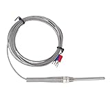 【ノーブランド品】50mm　Kタイプ 熱電対センサー　-100°C to 1250°C　プローブ2M