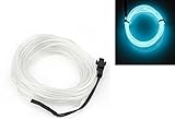 ELワイヤー 電池式 EL直径2.3mm 長さ3m 電池BOXセット 【EL ネオンワイヤー ELチューブ モール ELファイバー 光る衣装】 (ライトブルー)
