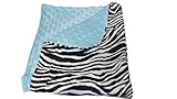 Jojo's Boutique Zebra Blue Minky Baby Blanket 30 W x 35 L [並行輸入品]