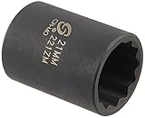 Sunex 221zm 1/2-Inch Drive 21-mm 12-Point Impact Socket by Sunex
