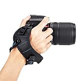 [JJC] カメラ ハンドストラップ リストストラップ Canon 7D 7DM2 6DM2 5DM4 5DM3 5Ds R 850D 90D 80D 77D 70D 60D Kiss X9i X8i Nikon ZR Z50 II Z6III D850 D810 D750 D610 D7500 D5600 D5500 D3500 対応 U型ベース ブルー