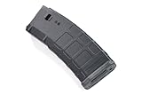 BATTLE AXE 次世代M4電動ガン対応 P-MAG 430連多弾 スペアマガジン BK
