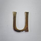 真鍮レターゴールド 45mm 大文字U