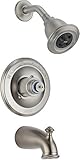 Delta T14478-SSH2OLHP Leland Monitor 14 Series Bathtub & Shower Trim without Handle, Stainless [並行輸入