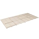 不二貿易 桐 4つ折れ すのこ ベッド 金具式 93266