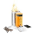 BioLite CampStove 2 Wood Burning and USB Charging Bundle