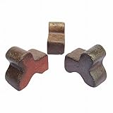 ポットフィート 足台 鉢台 真焼きＢ 3個セット 陶器 茶色 ｔｄ1