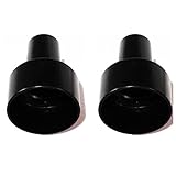 2 Pcsカップリングノズルマシンエンドツールfor Canister掃除機1 1 / 4 "ホースCraftsmanショップVac Ridgid Genie