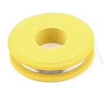 XDiscount　ヒーターワイヤー　ニクロム製イエロー　ニクロム80　0.8mmワイヤ径　38ゲージ　AWG