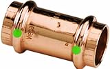 Viega 78072 ProPress Zero Lead Copper Coupling with Stop 2-Inch P x P by Viega