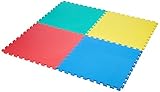 Non-Toxic 24 X 24 X~9/16 Extra Thick Baby Non-Recycled Quality Rainbow Waterproof Playmats (Set of 4