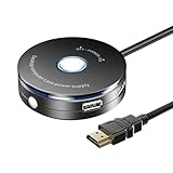 SARDFXUL 外付け PC 電源ボタン デスクトップ コンピュータ ケース リセット スイッチ ボタン USB 2.0 ポート付き オフィス インターネット カフェ用