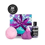 LUSH ラッシュ Relax リラックス ショップバッグ付き ギフトセット バスボム 入浴剤 シャワージェル ローション セット