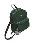 リュック " プレート 付 2 way リュックサック " おしゃれ マザーズバッグ 通勤 通学 可愛い ショルダー (グリーン)