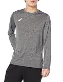 [アシックス] トレ－ニングウェア ワンポイント長袖Tシャツ(杢) 2033B206 ユニセックス大人
