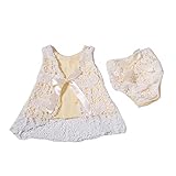 Kayiyasu カイヤス キッズファッション レースドレス ベビー服 パンツ付き 2点セット 021-xabh-935(90 シャンパン )