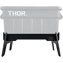 PUPACANP THORコンテナ75.53用　天板脚付き他 公式】THOR コンテナ ボックス用 BLACK 天板 スタンド サイド