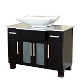 Bellaterraホーム604023 A 40-inch 1ラウンドシンク洗面化粧台 Rectangle Sink 604023B 1