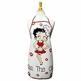 ベティーちゃん Betty Boop エプロン Kiss The Cook ベティ ベティブープ ベティちゃん ベティーちゃん アメリカ雑貨 アメ雑 アメリカン雑貨