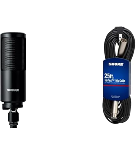 Amazon | SHURE SM4-K-KIT コンデンサーマイク キット ショック