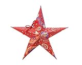 セロット スターランプシェード レッド (S)