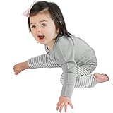 Woolino メリノウール 幼児用パジャマ 長袖 2-3歳用 グレー