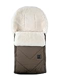 Kaiser Dublas Medical Sheepskin Footmuff (White/Sludge) by Kaiser