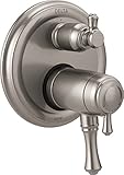 デルタ蛇口t27t897-ss Cassidy従来Tempassure 17tシリーズバルブトリムwith 3-setting統合切替弁、ステンレス