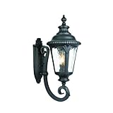 Acclaim 7211BK Surrey Collection 3-Light Wall Mount Outdoor Light Fixture, Matte Black [並行輸入品]