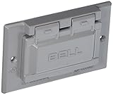 Hubbell-Bell 5101-0 Weatherproof Cover, 4-9/16-Inch X 2-13/16-Inch [並行輸入品]