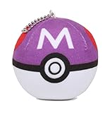 Pokemon Go PokeballマスターボールソフトPlush Kids Toyキーチェーン