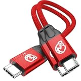 UseBean USB C & USB Cケーブル0.2M(2本セット)【USB 3.2 Gen 2X2 20Gbpsデータ転送PD対応100W超急速充電】USB Type-Cケーブル,4K/60Hz映像出力 Type C充電ケーブル MacBook Pro, iPad Pro/Mini, Galaxy S23 S24, Pixel, Sony等USB-C機種対応