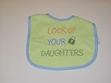 Baby Essentials Lock Up Your Daughters Feeder Bib by AD Sutton