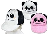 (パンダマニア)PANDA MANIA お耳付き パンダちゃんフェイス ボア使いキャップ 帽子 50cm ピンク
