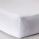 Circo Craft 100% Cotton Woven Fitted Baby Crib Bed Sheet - Tiny Pink Polka Dots by Circo