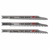 SKIL 94743C3 "Ugly" Jigsaw Blade Set, 3-Pack [並行輸入品]