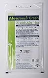 Medline MSG2580 Triumph Green with Aloe Sterile Powder-Free Latex Surgical Glove, Size 8, Green (Pac