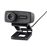 バッファロー WEBカメラ 120万画素 1280x720 HD対応 30fps 視野角63° F2.2 マニュアルフォーカス CMOSセンサー ケーブル1.5m ブラック BSWHD06MBK