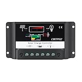 OUTAD 20A ソーラーチャージコントローラ 12V/24V PWM充電モード ソーラーパネル バッテリレギュレータ 自動調整スイッチ 過負荷保護