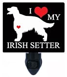 Night Light – I Heart My Irish Setter – Love – 犬LED Night Light