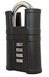 FJM Security SX-871 コンビネーション錠 シュラウドシャックル ブラック Short Shackle SX-875