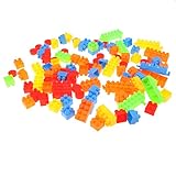 B Baosity 約100個　建物　レンガ　建設おもちゃ　ビルディングブロック　積み木　子供　発達おもちゃ　贈り物