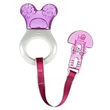 MAM Mini Cooler Teether with Clip, Girl, 2+ Months by MAM