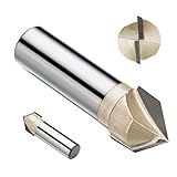 uxcell V溝ビット 炭素繊維 チップボード MDF PCB 固体表面 １個入り