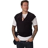 調節可能な通気性の幼児新生児のキャリアリングスリングラップバックパックポーチ (Brownの)