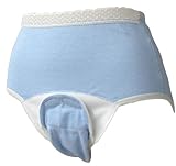 ローズマダム(Rosemadame) 産褥ショーツ (スマートボーダー) サックス LL-3L 115-7816-01