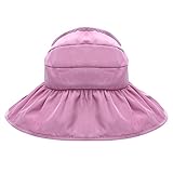 Domybestベビー用ハット つば広　赤ちゃんキャップ アウトドアハット　キッズ帽子 折りたたみ　子供サンバイザー 女の子　男の子 紫外線 UVカット 日よけ止め 日よけ帽　日焼け防止　無地　5色選